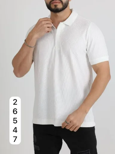 [260522273] Polo TROY 26547 (S, Blanc)