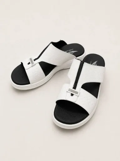 [260523799] Sandale Khaliji business class GS01104 (42, Blanc)