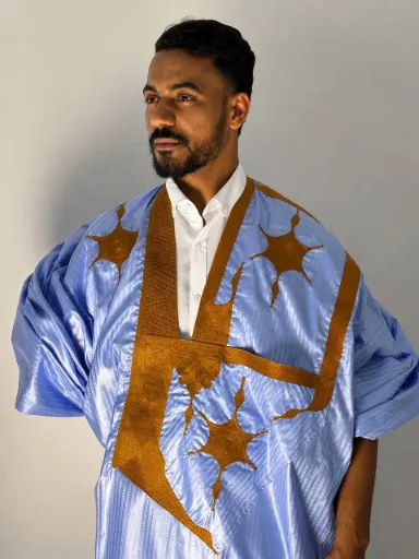 [127305] Azbi vert Sika éclair Daraa 10m Pantalon cousu 1273 (Dollar)