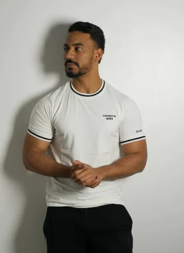 T-shirt BOSS 26404 (Blanc, M)