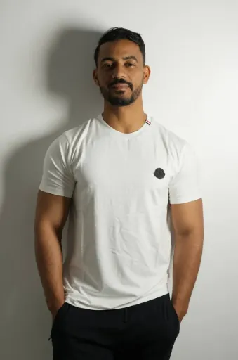 T-shirt MONCLER 26801 (Blanc, M)