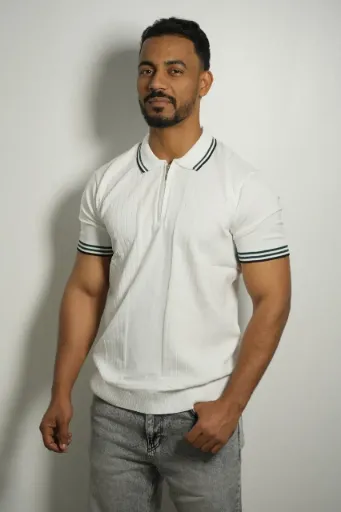 Polo ZARA 2642 (Blanc, M)